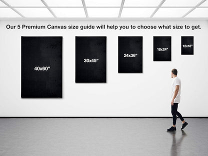 Stunning Black and Gold African Woman Canvas Art - Modern Home Decor (12"x18" Gallery Wrapped)