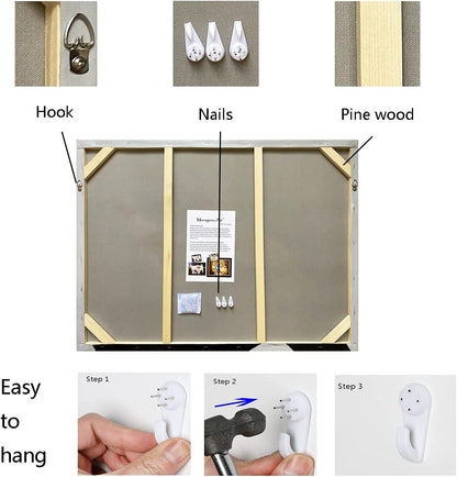 Large  Monkey with Headphones - Hand-Painted Oil Painting for Living Room - Ready to Hang (24x32Inx2)