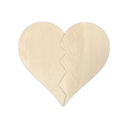 Trekell Broken Heart Panel - Wooden Painting Canvas