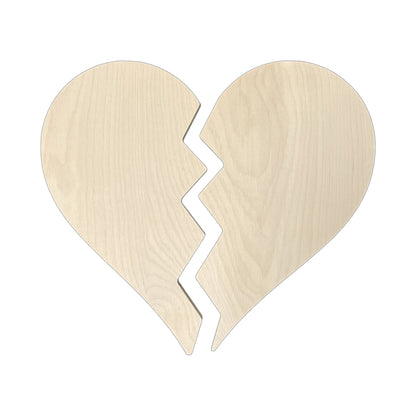 Trekell Broken Heart Panel - Wooden Painting Canvas