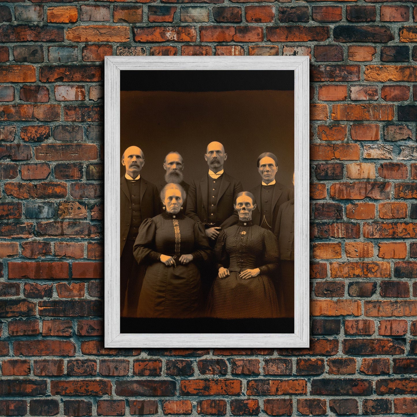 Halloween Wall Art, Spooky Room Decor, Horror Decor, Creepy Art, Ghost Art, Dark Fantasy, Canvas Print, Wall Art, Vertical Print, Room Decor