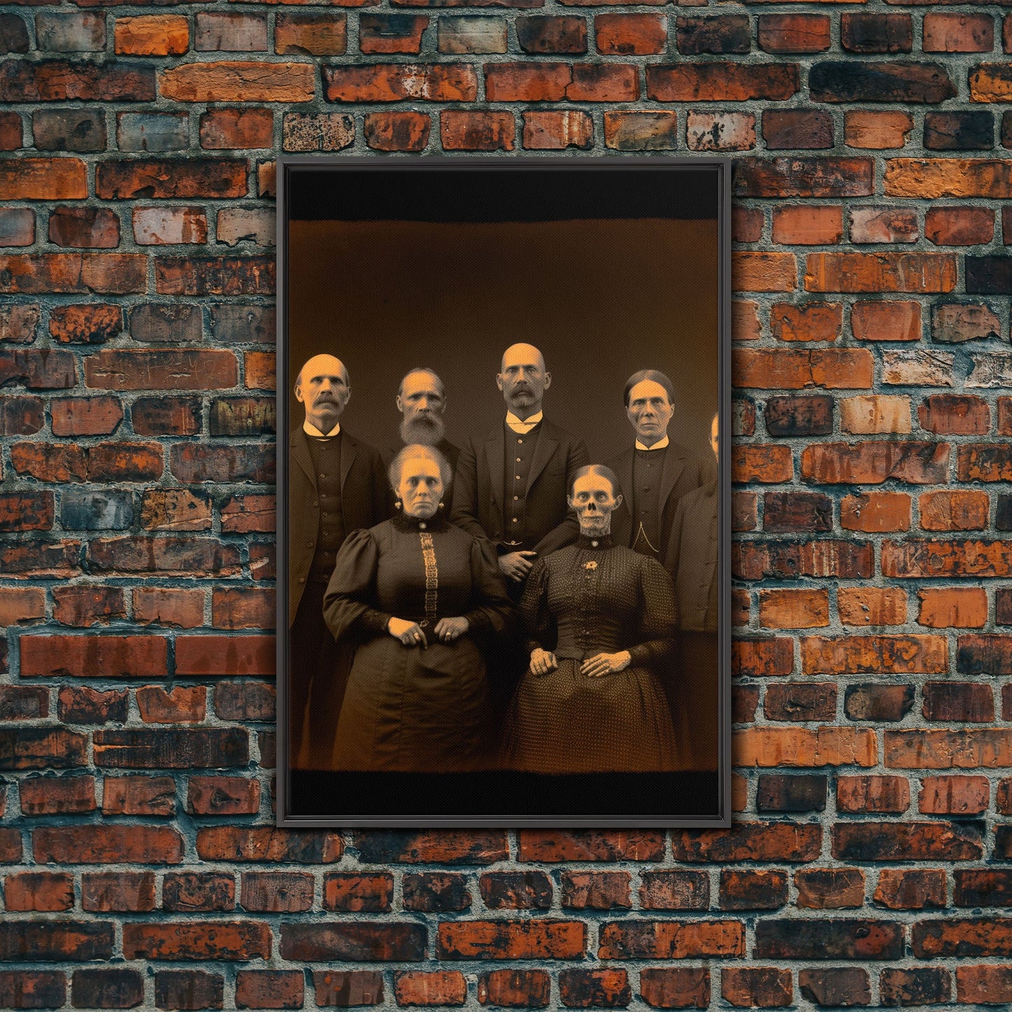 Halloween Wall Art, Spooky Room Decor, Horror Decor, Creepy Art, Ghost Art, Dark Fantasy, Canvas Print, Wall Art, Vertical Print, Room Decor