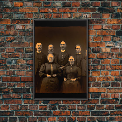 Halloween Wall Art, Spooky Room Decor, Horror Decor, Creepy Art, Ghost Art, Dark Fantasy, Canvas Print, Wall Art, Vertical Print, Room Decor