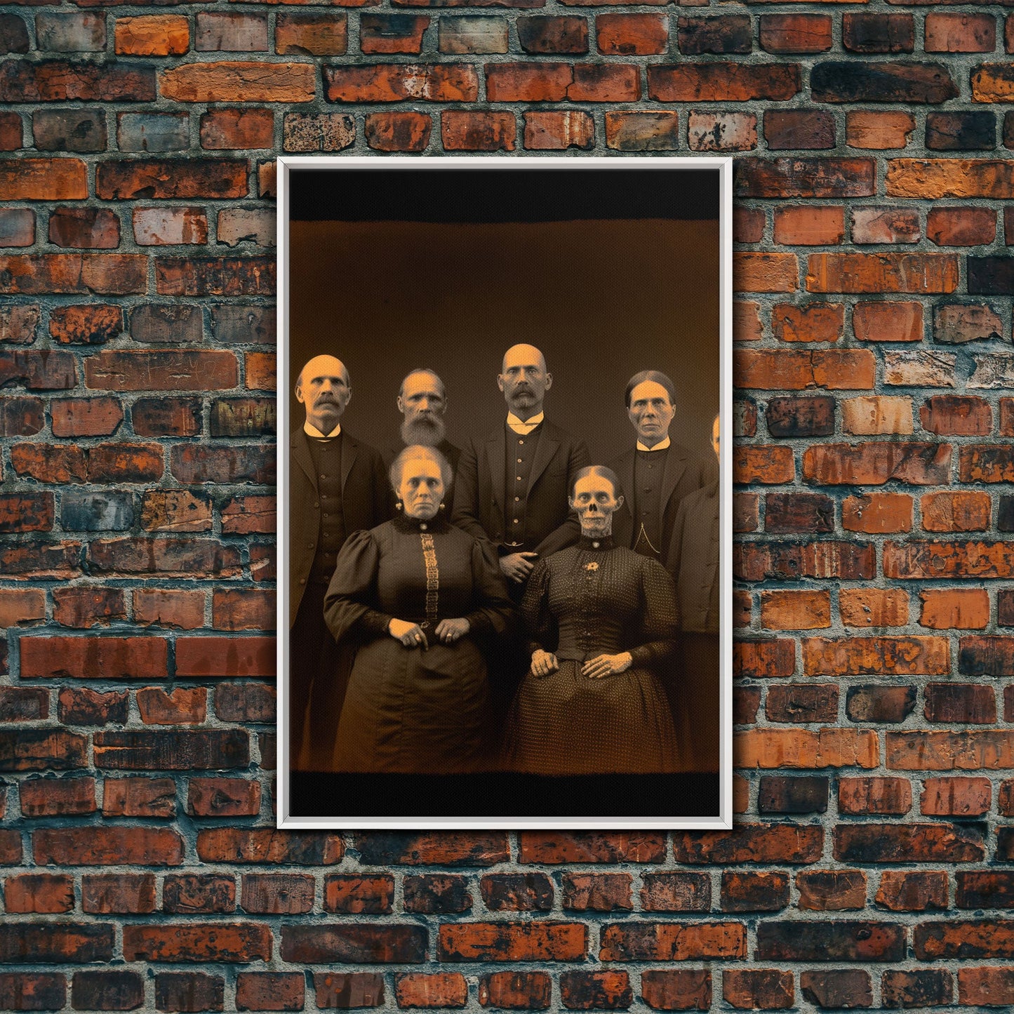 Halloween Wall Art, Spooky Room Decor, Horror Decor, Creepy Art, Ghost Art, Dark Fantasy, Canvas Print, Wall Art, Vertical Print, Room Decor