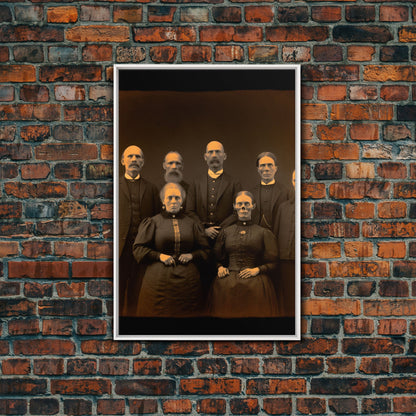 Halloween Wall Art, Spooky Room Decor, Horror Decor, Creepy Art, Ghost Art, Dark Fantasy, Canvas Print, Wall Art, Vertical Print, Room Decor