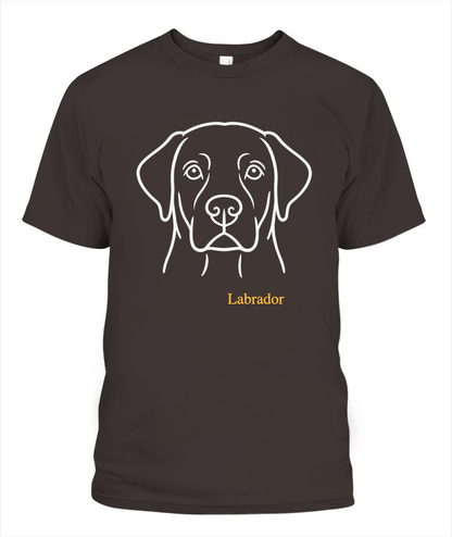 Labrador print High Quality T-Shirt