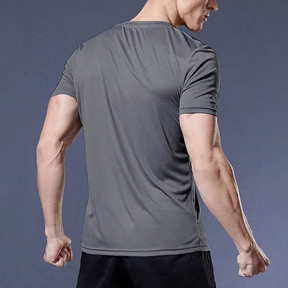 Men's Quick Dry Sports T-Shirts - Compression Running & Soccer Jerseys for Gym Fitness