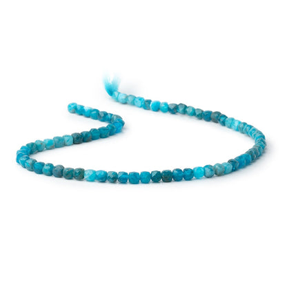 4.5mm Apatite Micro Faceted Cube Beads 12.5 inch 70 pieces