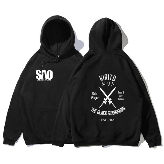 Sword Art Online Hoodie Loose Casual Hooded Sweatshirt