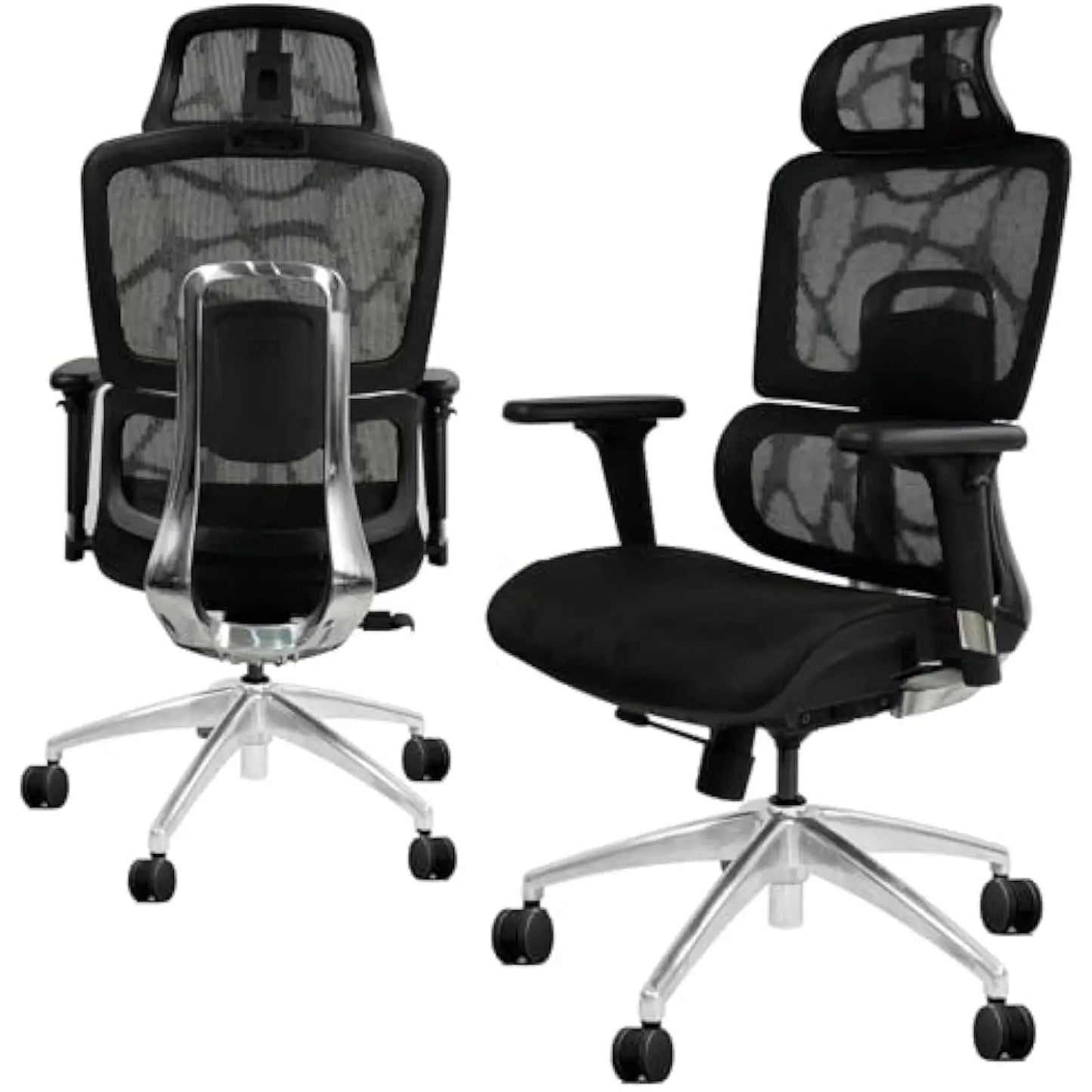 Ergonomic Mesh Office Chair with 3D Adjustable Armrest,High Back Desk Computer Chair Ergo3D Ergonomic with Wheels for Home & Of