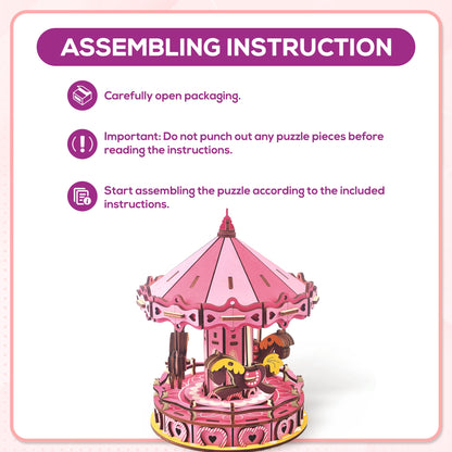 3d Carousel Puzzle