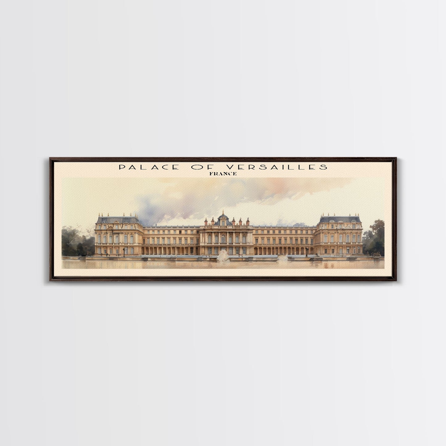 Palace of Versailles Wall Art Travel Poster Print, Gift For Travel Lover, Vacation Gift, COUNTRY Wall Art, Home Decor, Original Art