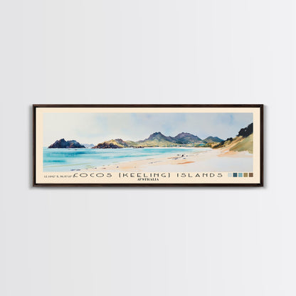 Coffee Bay, South Africa Watercolor Beach Print, Vacation Gift, South Africa Wall Art, Beach Painting, Beach Decor, Beach Painting