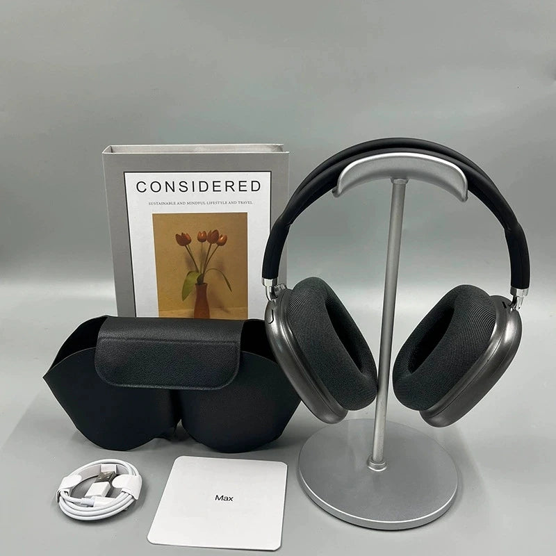 Head Mounted P9Max Magnetic Ear Cups, Wireless Bluetooth Sports Pop Ups, Ultra Long Battery Life Music Headphones