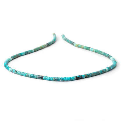 4mm Sleeping Beauty Turquoise Plain Heishi Beads 18 inch 250 pieces