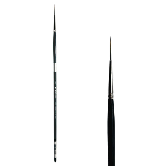 Trekell Spectrum Long Handle Artist Brush - Size # 5/0 Script/Rigger