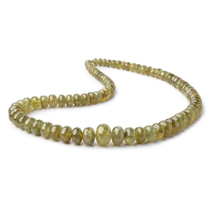 5-11mm Grossular Garnet Plain Rondelle Beads 16 inch 85 pieces