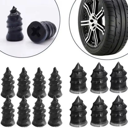 5/10Pcs Vacuum Tyre Repair Nail Tire Puncture Screws Motorcycle Fitting Set Tubeless Wheel Repairs Punctures Kit Patches for Car