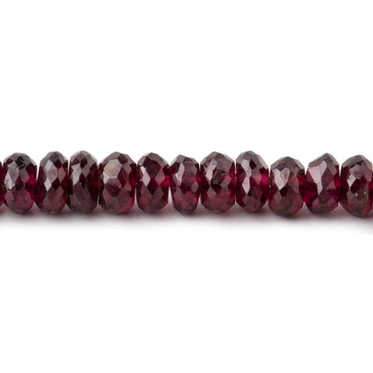 5mm Rhodolite Garnet Faceted Rondelle Beads 16 inch 142 pieces