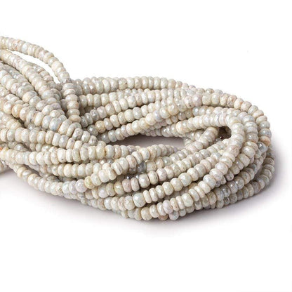 6mm Mystic Sapphire faceted rondelle beads 14 inch 105 pieces