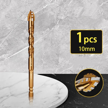 Alloy Drill Bit Eccentric Multifunctional Tile Glass Cement Metal Ceramic Wood Plastic Hole Saw Triangle Size 6Mm 8Mm 10Mm 12Mm