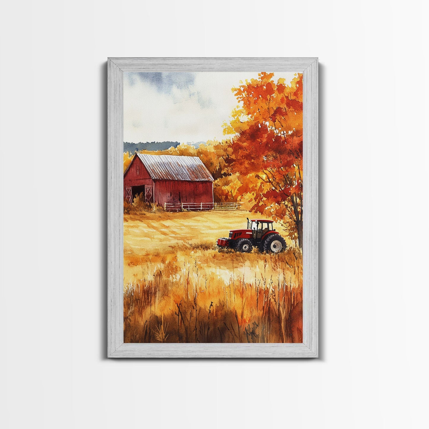 Colorful Surfboards With Christmas Wreaths Framed Canvas Print Beach Christmas Decor Best Gift Coastal Holiday Art Christmas Wall Art