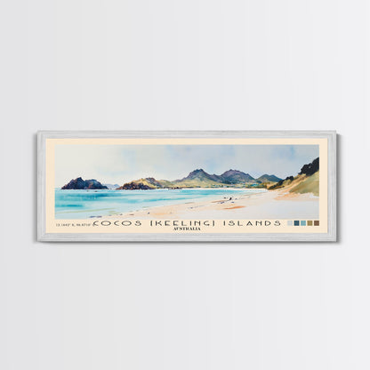 Coffee Bay, South Africa Watercolor Beach Print, Vacation Gift, South Africa Wall Art, Beach Painting, Beach Decor, Beach Painting