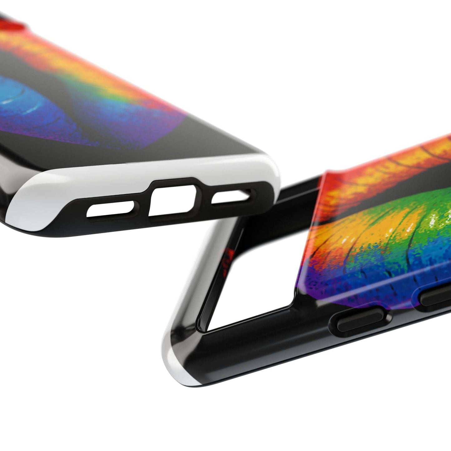 Rainbow Lips Phone Case - Bold Colorful Pride Accessory