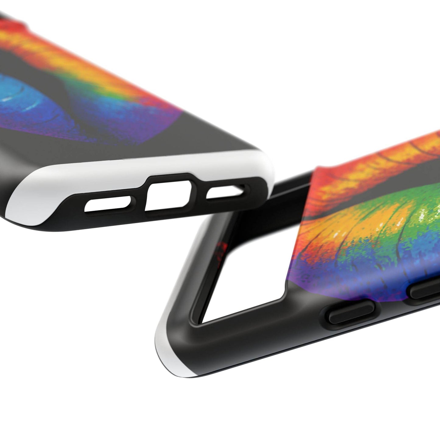 Rainbow Lips Phone Case - Bold Colorful Pride Accessory