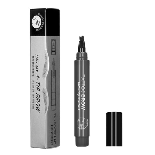 4-Tip Beard Pen Beard Filler Penci Beard Hair Enhancer Lasting Repair Moustache Coloring Shaping Tools Hair Eyebrow Pencil