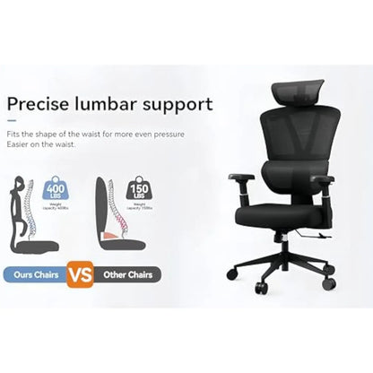 Ergonomic Office Chairs, Home Office Desk Chairs,Black Mesh Office Chair Good for Gaming, Business Meeting, Indoor.