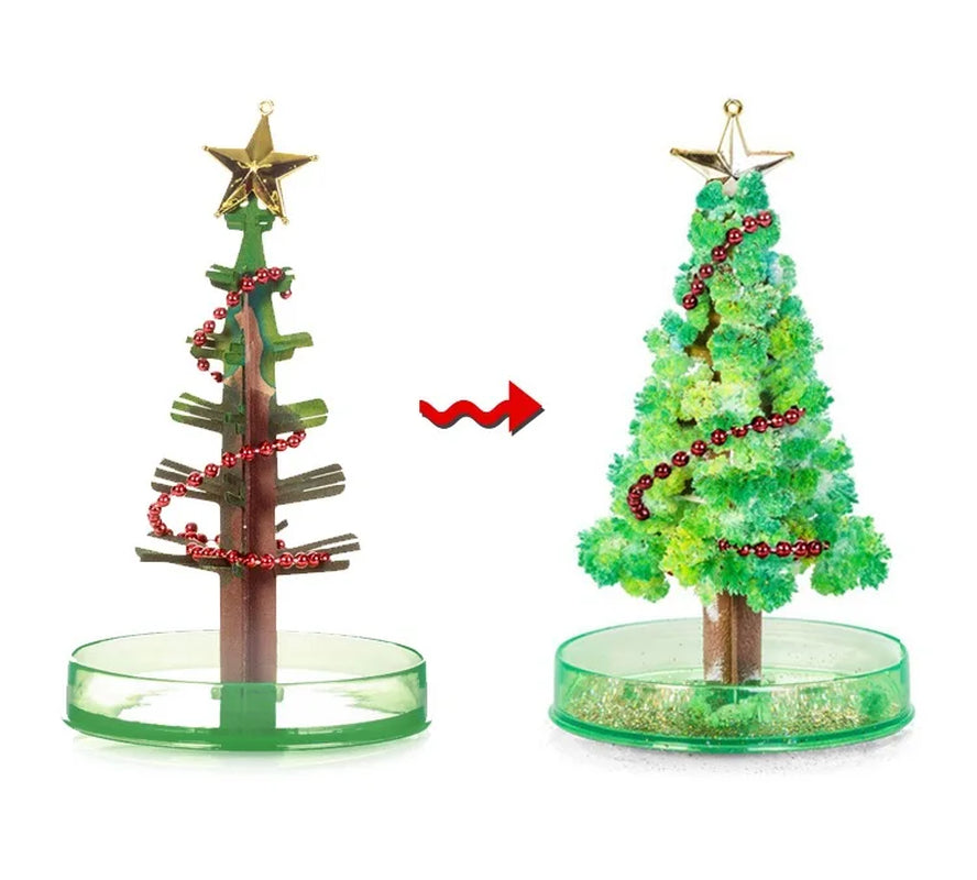 Mini DIY Growing Tree Paper Sakura Crystal Trees Desktop Cherry Blossom Toys Paper Tree Gift Novelty Toy Exploring Science
