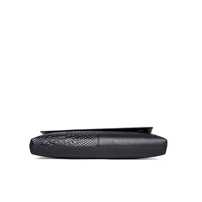 Fashion Temperament Convenient Bag Pure Color Simple Ladies Business Bag Crossbody Handbag Crocodile Texture Snake Print