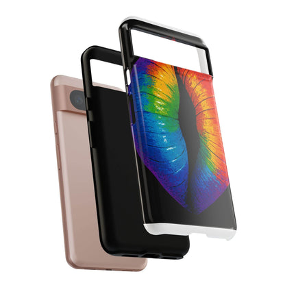 Rainbow Lips Phone Case - Bold Colorful Pride Accessory