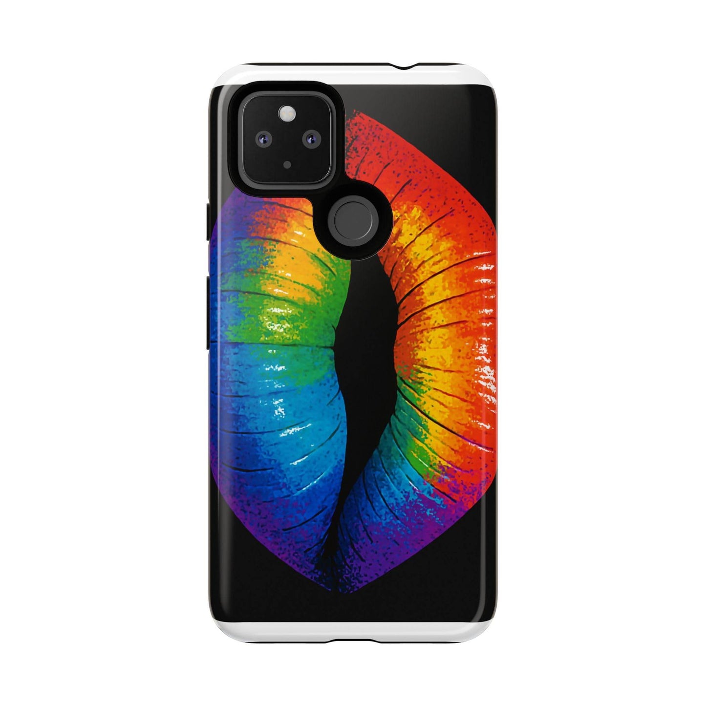 Rainbow Lips Phone Case - Bold Colorful Pride Accessory