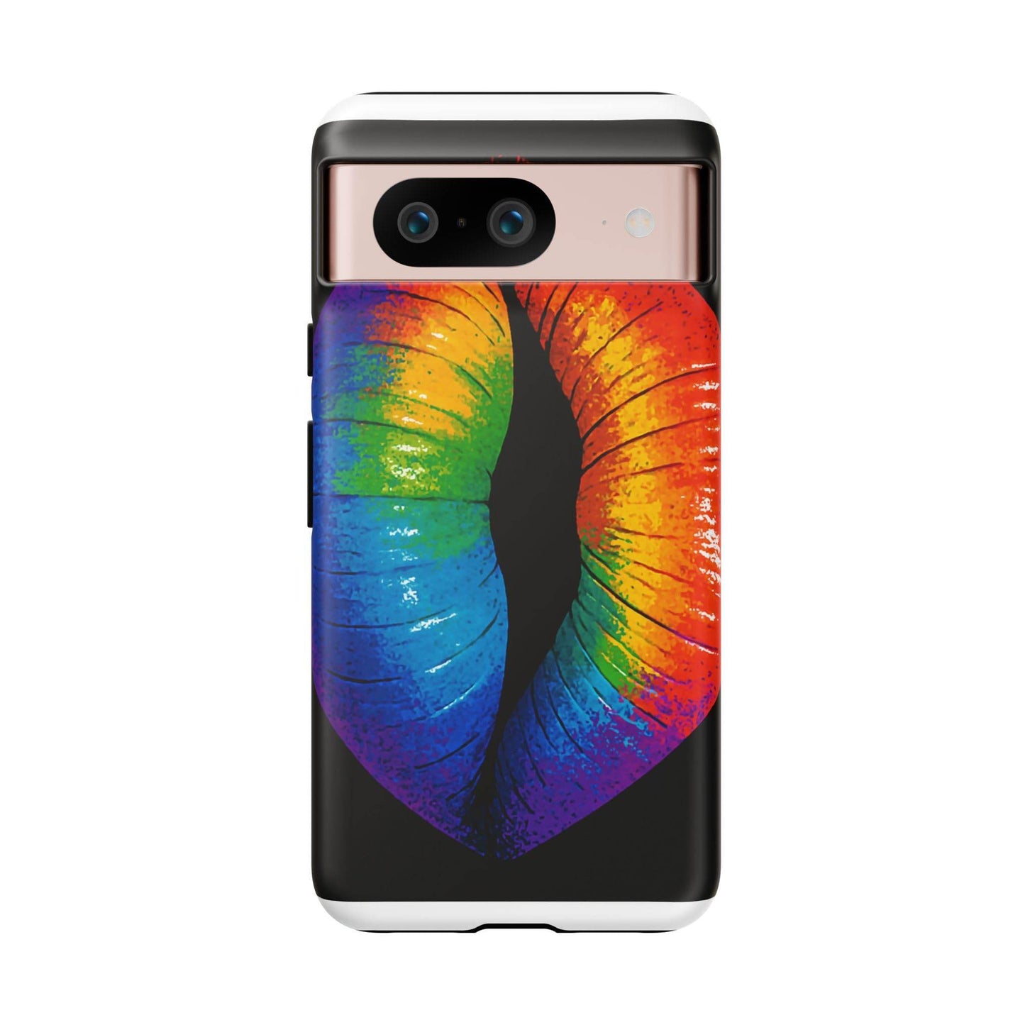 Rainbow Lips Phone Case - Bold Colorful Pride Accessory