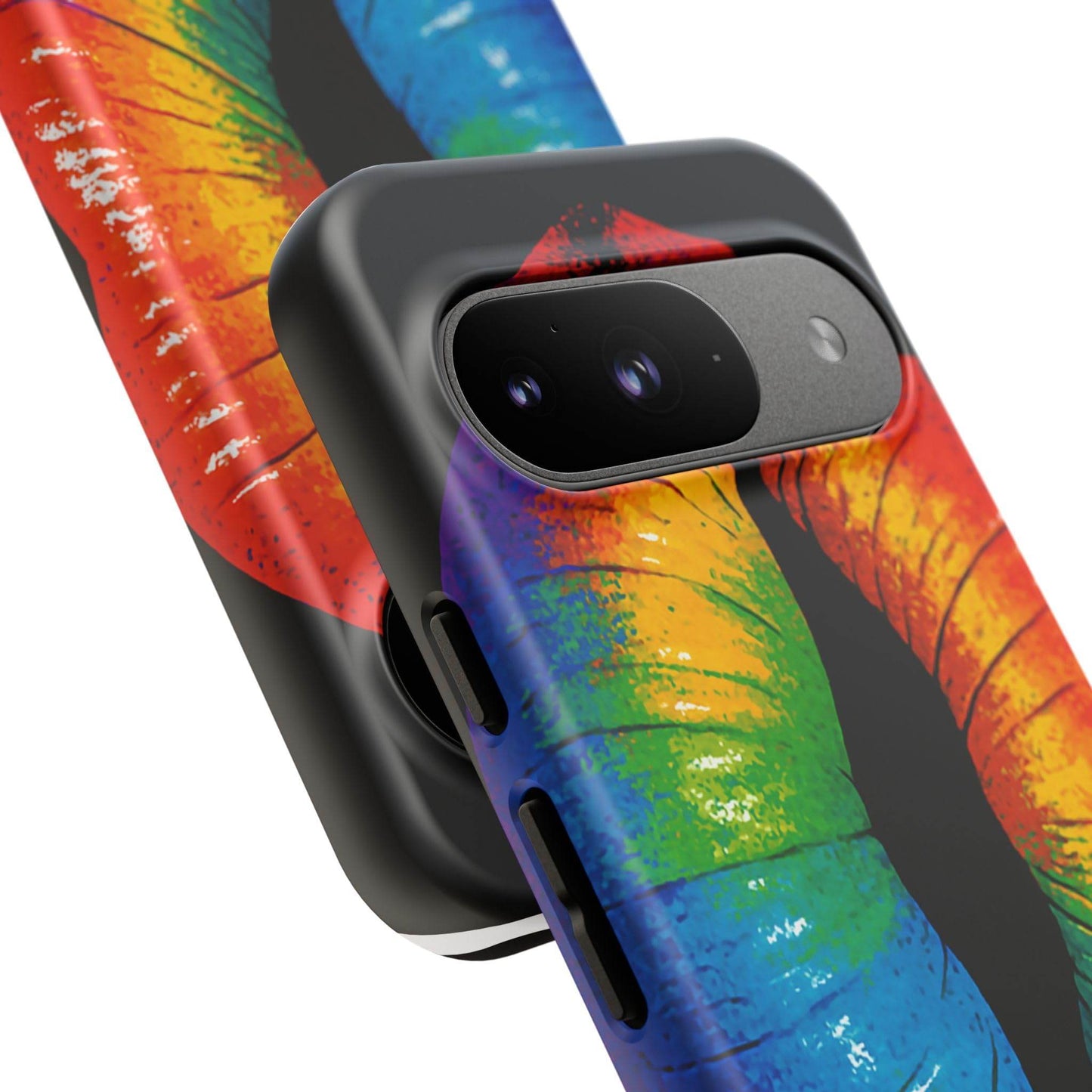 Rainbow Lips Phone Case - Bold Colorful Pride Accessory