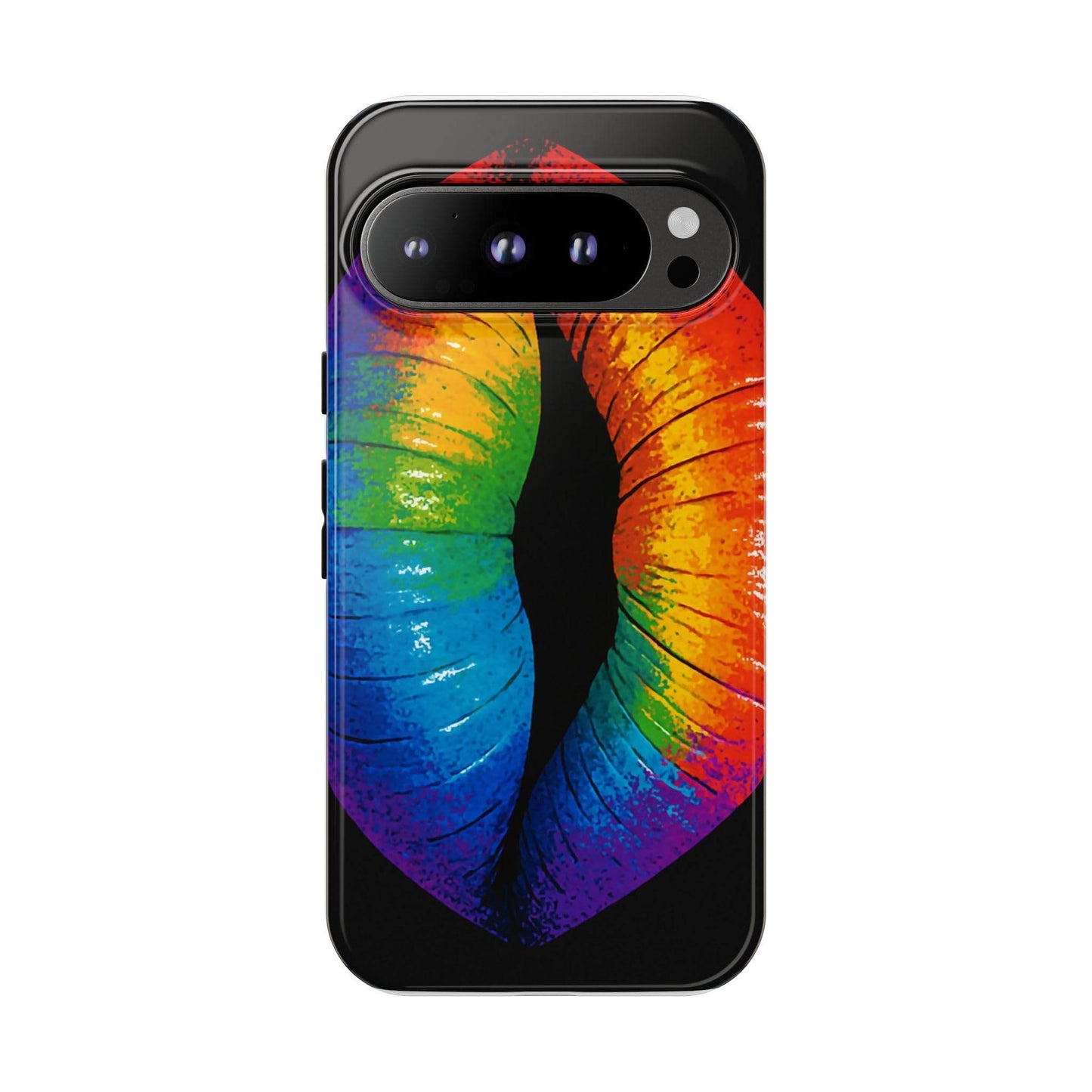 Rainbow Lips Phone Case - Bold Colorful Pride Accessory