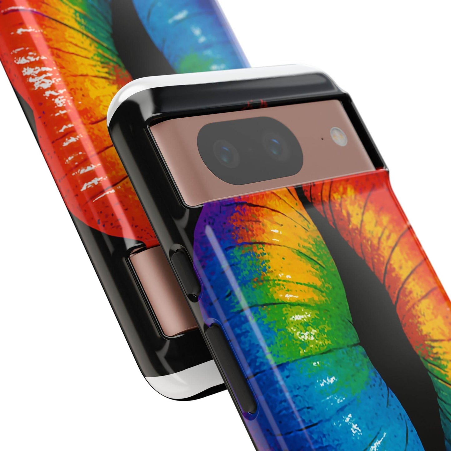 Rainbow Lips Phone Case - Bold Colorful Pride Accessory