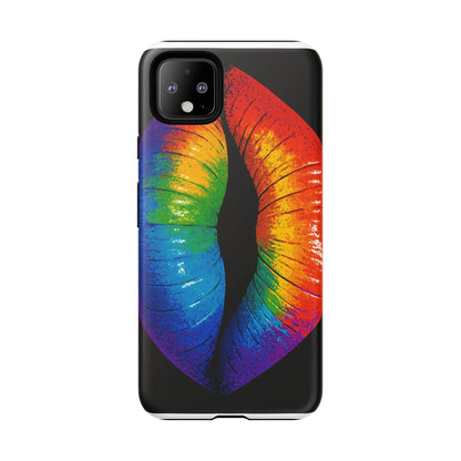 Rainbow Lips Phone Case - Bold Colorful Pride Accessory