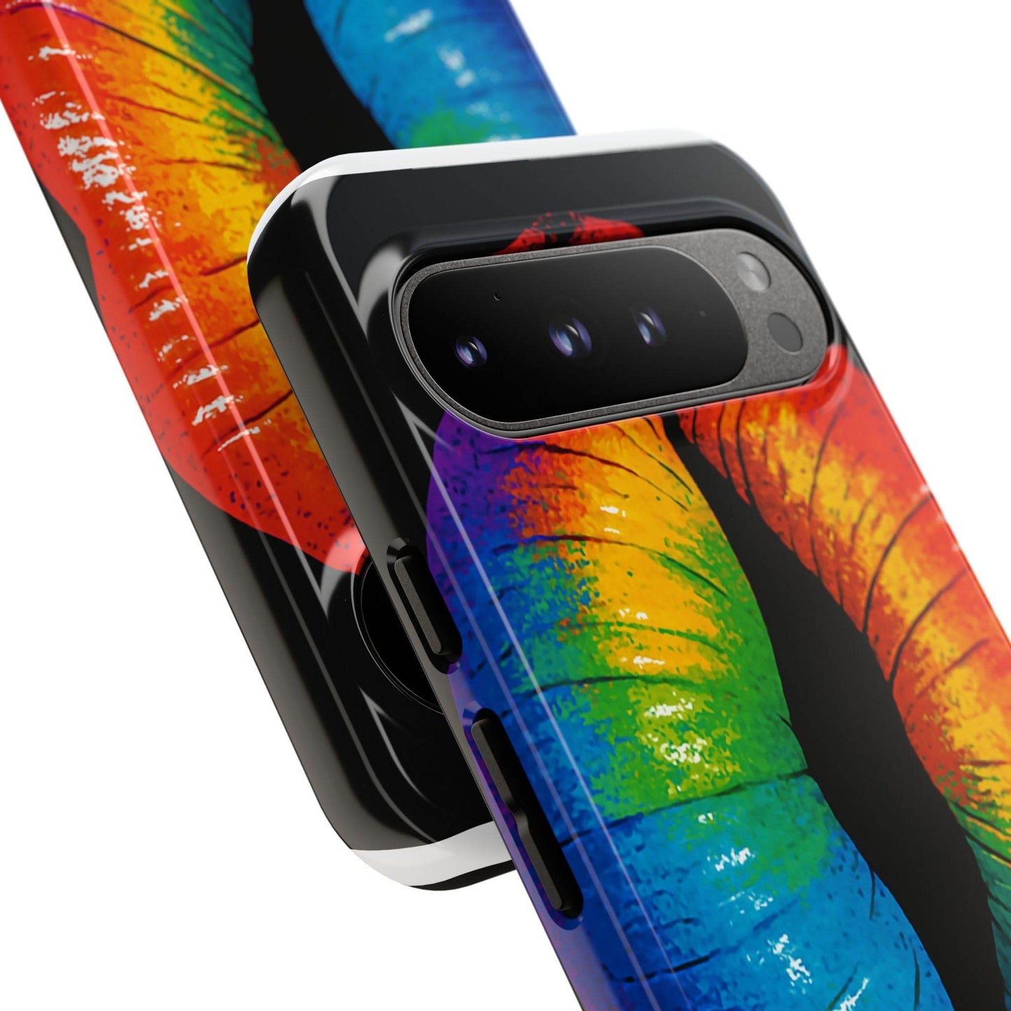Rainbow Lips Phone Case - Bold Colorful Pride Accessory