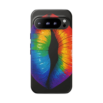 Rainbow Lips Phone Case - Bold Colorful Pride Accessory
