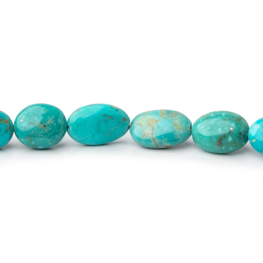Sleeping Beauty Turquoise Plain Nugget Beads 18 inch 48 pieces