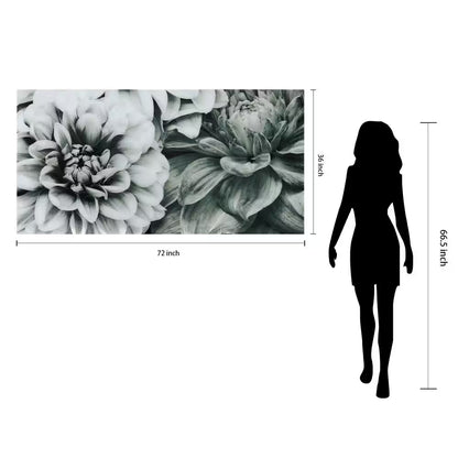 "Blossoms" Frameless Free Floating Tempered Art Glass by EAD Art Coop Wall Art