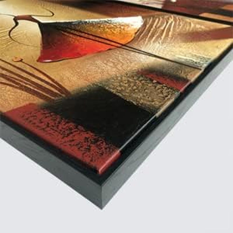 Stunning Hand-Painted Ballet Dancers Canvas Art in Elegant Black Frame – Perfect for Home Decor