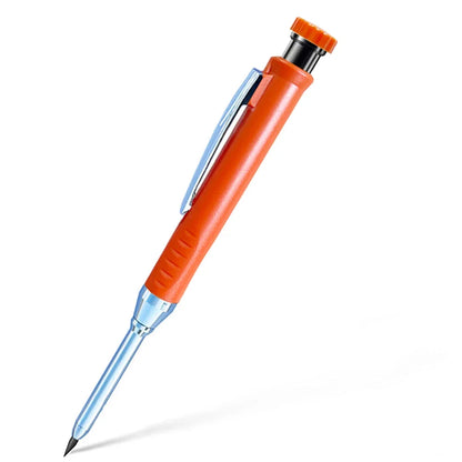 Solid Carpenter Pencil Woodworking Tools Mechanical Pencil with Refill Construction Job Tools Stationery Office School Supplies