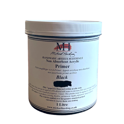 Michael Harding Non-Absorbent Acrylic Primer - Superior Base for Oil Paintings