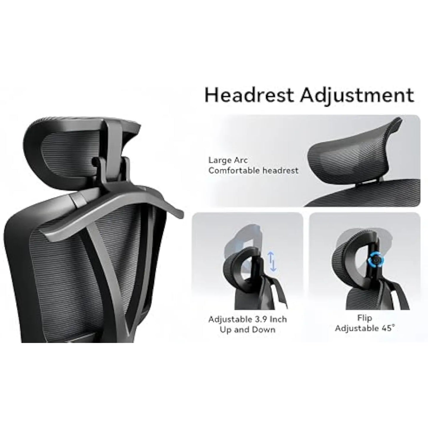 Ergonomic Office Chairs, Home Office Desk Chairs,Black Mesh Office Chair Good for Gaming, Business Meeting, Indoor.