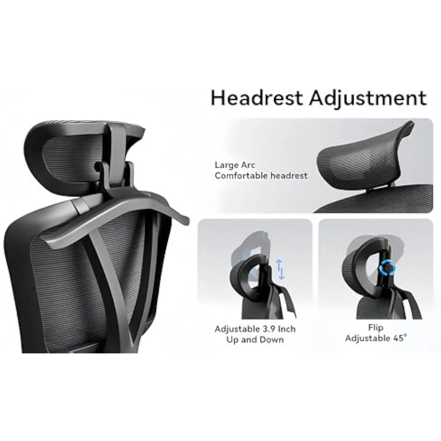 Ergonomic Office Chairs, Home Office Desk Chairs,Black Mesh Office Chair Good for Gaming, Business Meeting, Indoor.