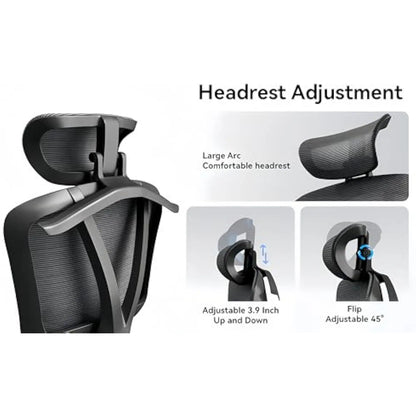 Ergonomic Office Chairs, Home Office Desk Chairs,Black Mesh Office Chair Good for Gaming, Business Meeting, Indoor.